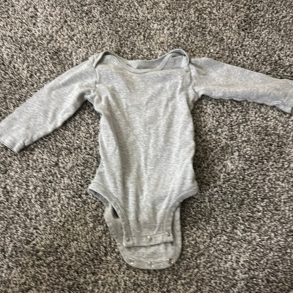 Carter's Soft Gray Baby Bodysuit